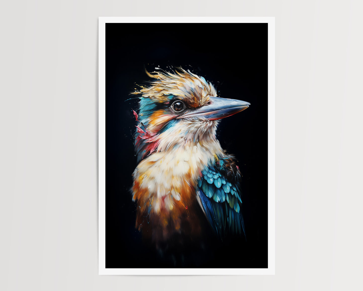 SET OF TWO - KOOKABURRA IN WATERCOLOUR ART PRINTS