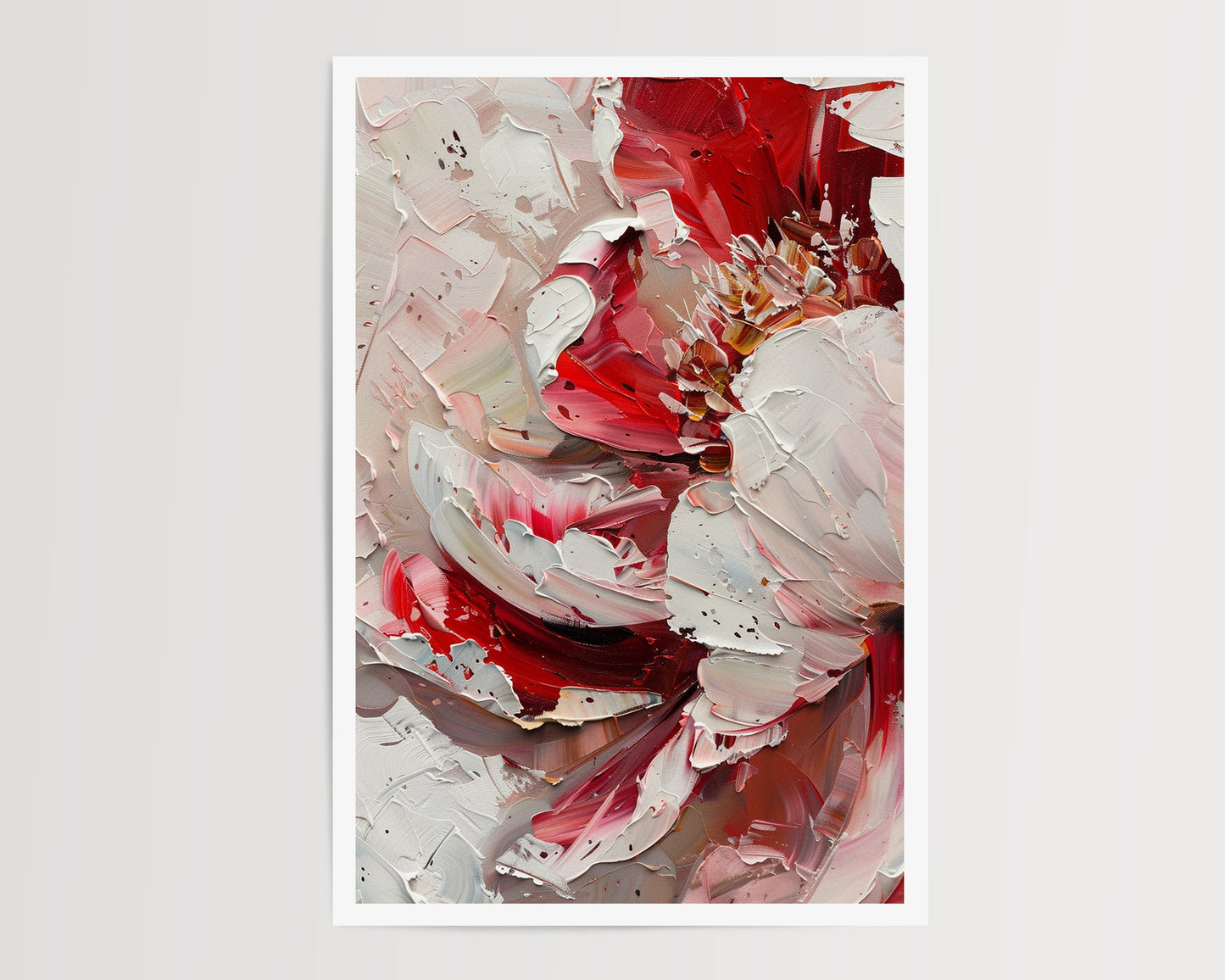 SET OF TWO - PINK PEONY ART PRINTS