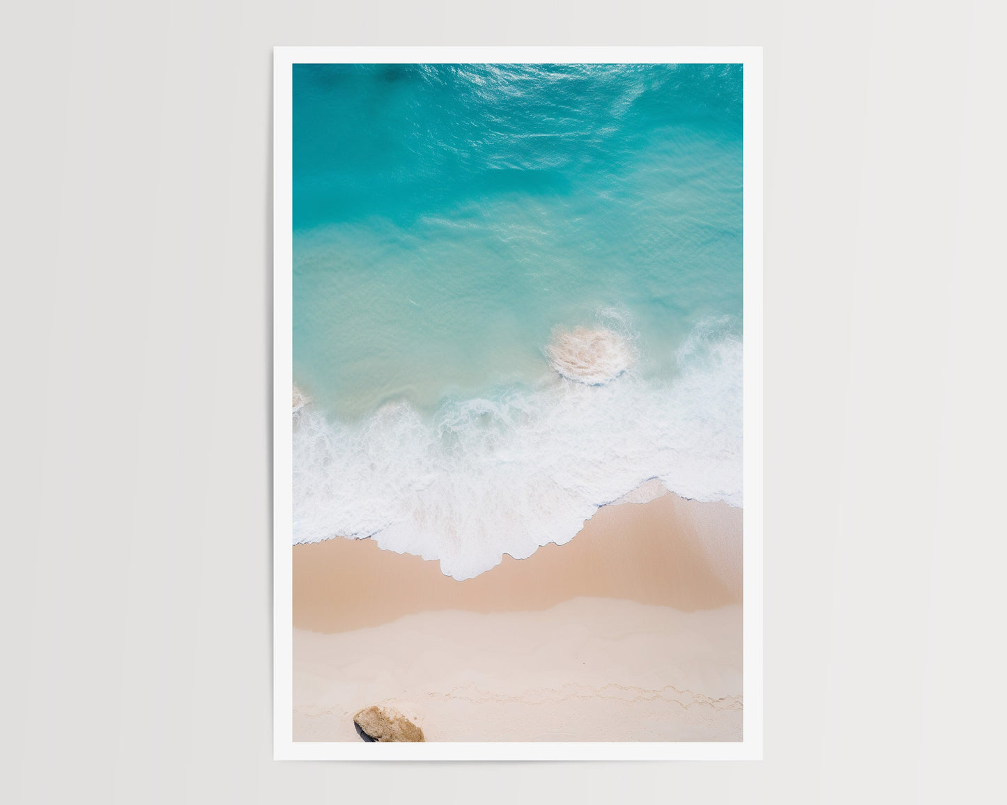 SET OF TWO - SEA FOAM ART PRINTS