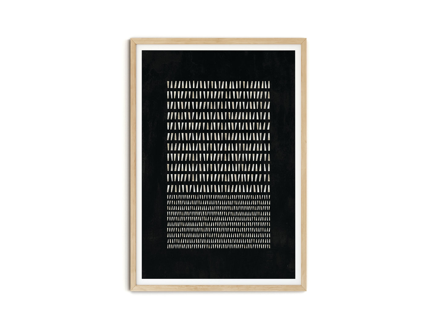 SET OF FOUR - GEOMETRIC BLACK ART PRINT