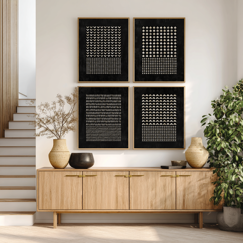 LINEAR BLACK CANVAS