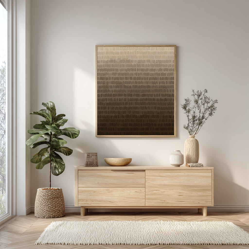 SET OF TWO - CHOCOLATE CANVAS