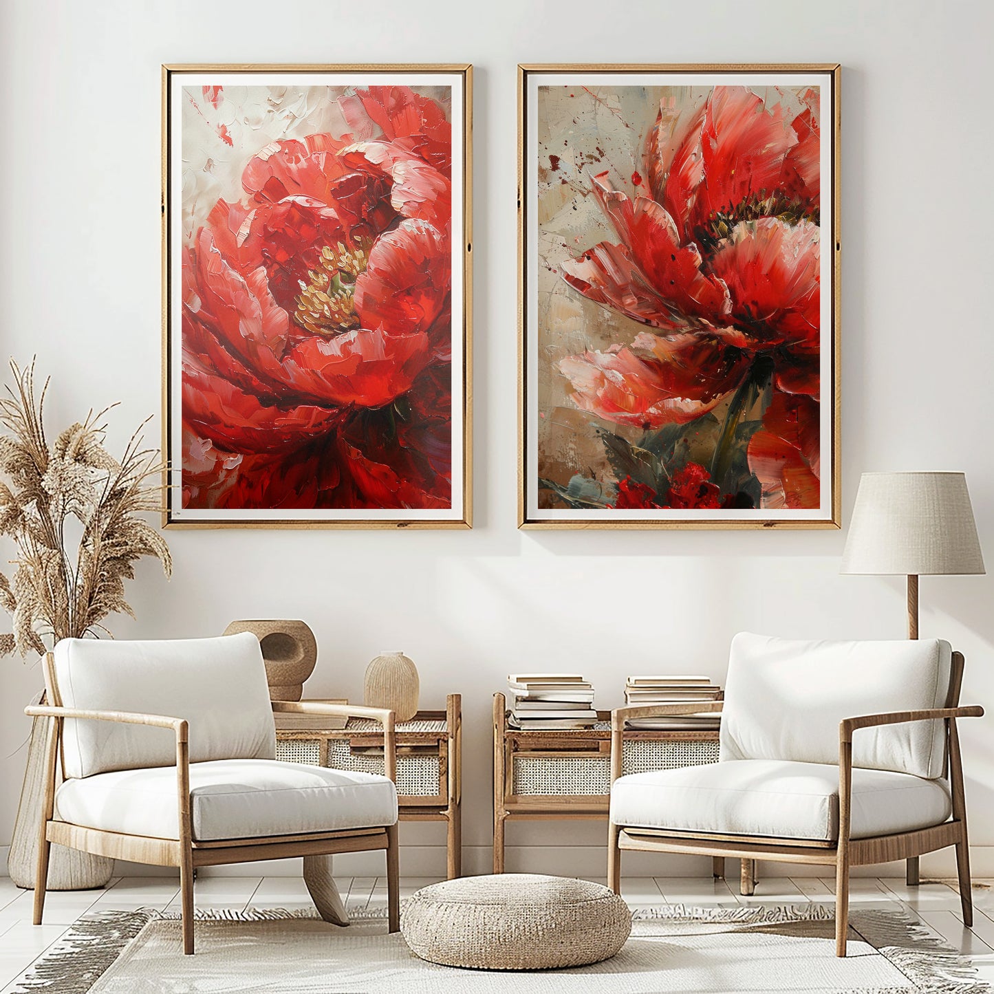 DARK PINK PEONY I I ART PRINT