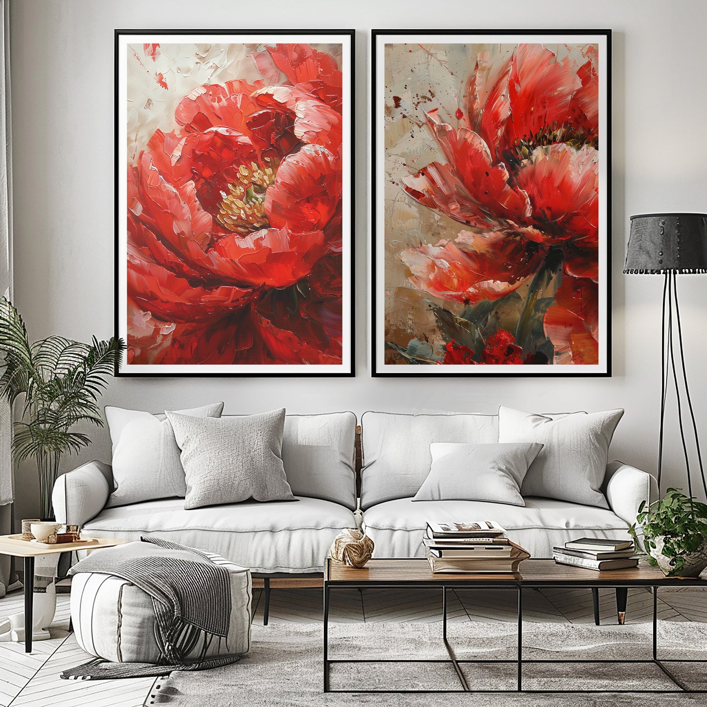 DARK PINK PEONY I I ART PRINT