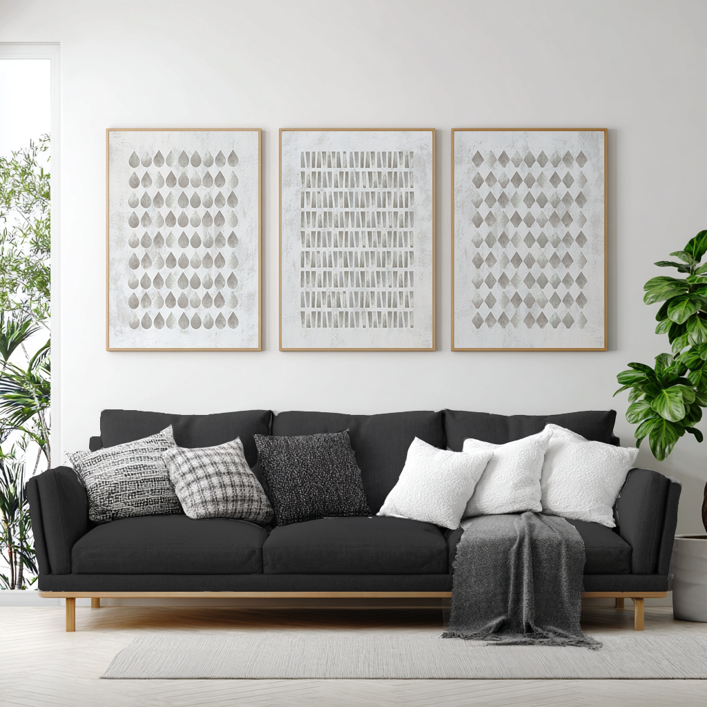 LINEAR GREY CANVAS