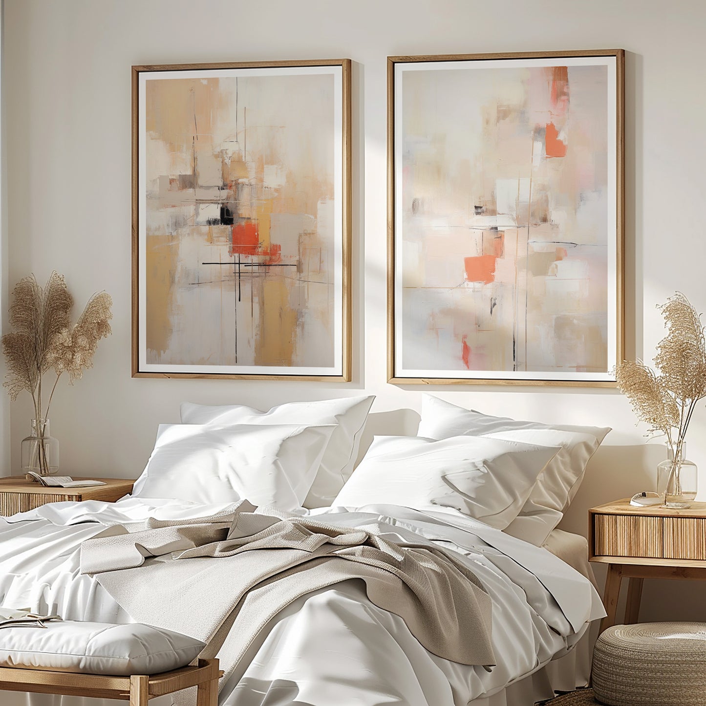 SET OF TWO - EARTHEN STATE ART PRINTS