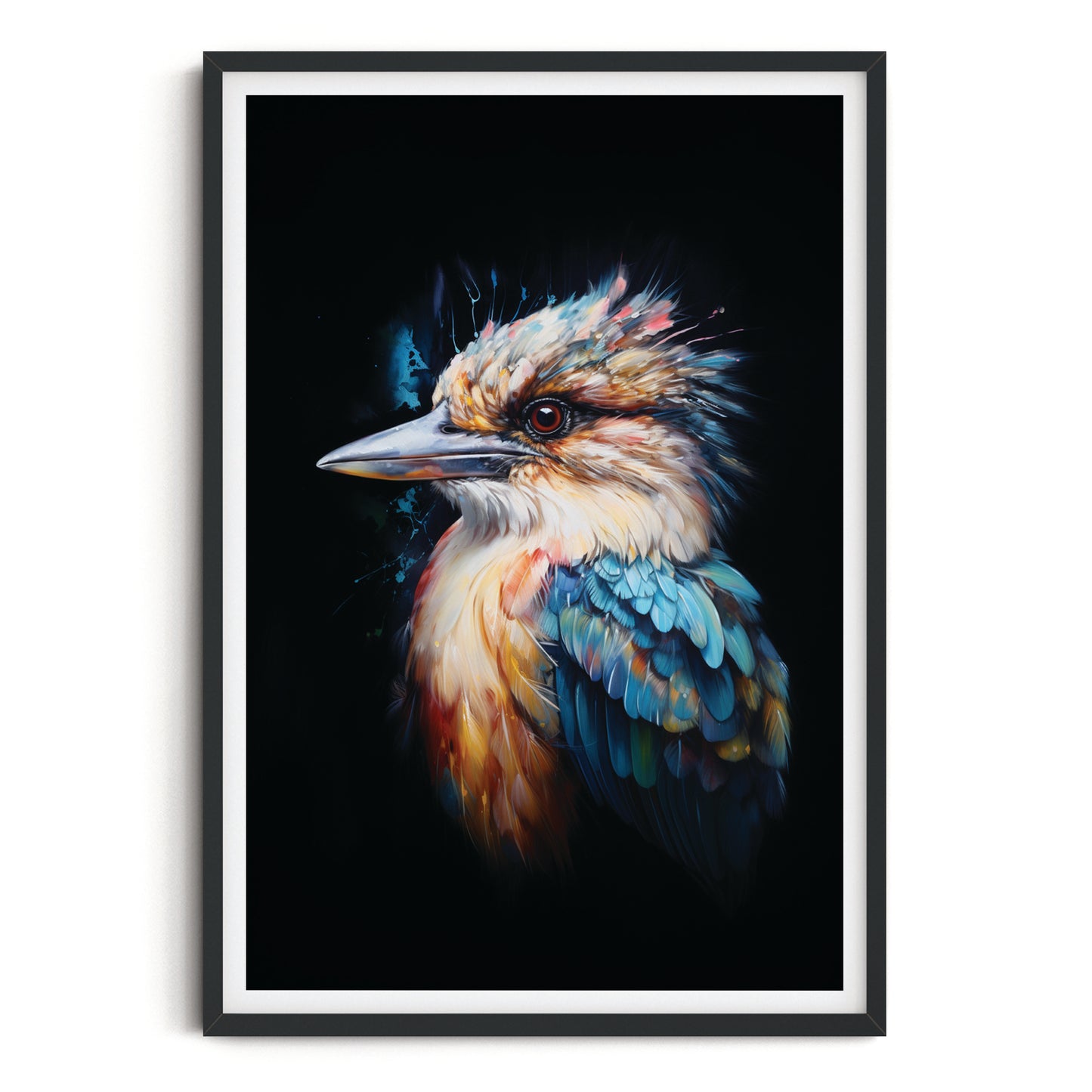 KOOKABURRA IN WATERCOLOUR I I ART PRINT