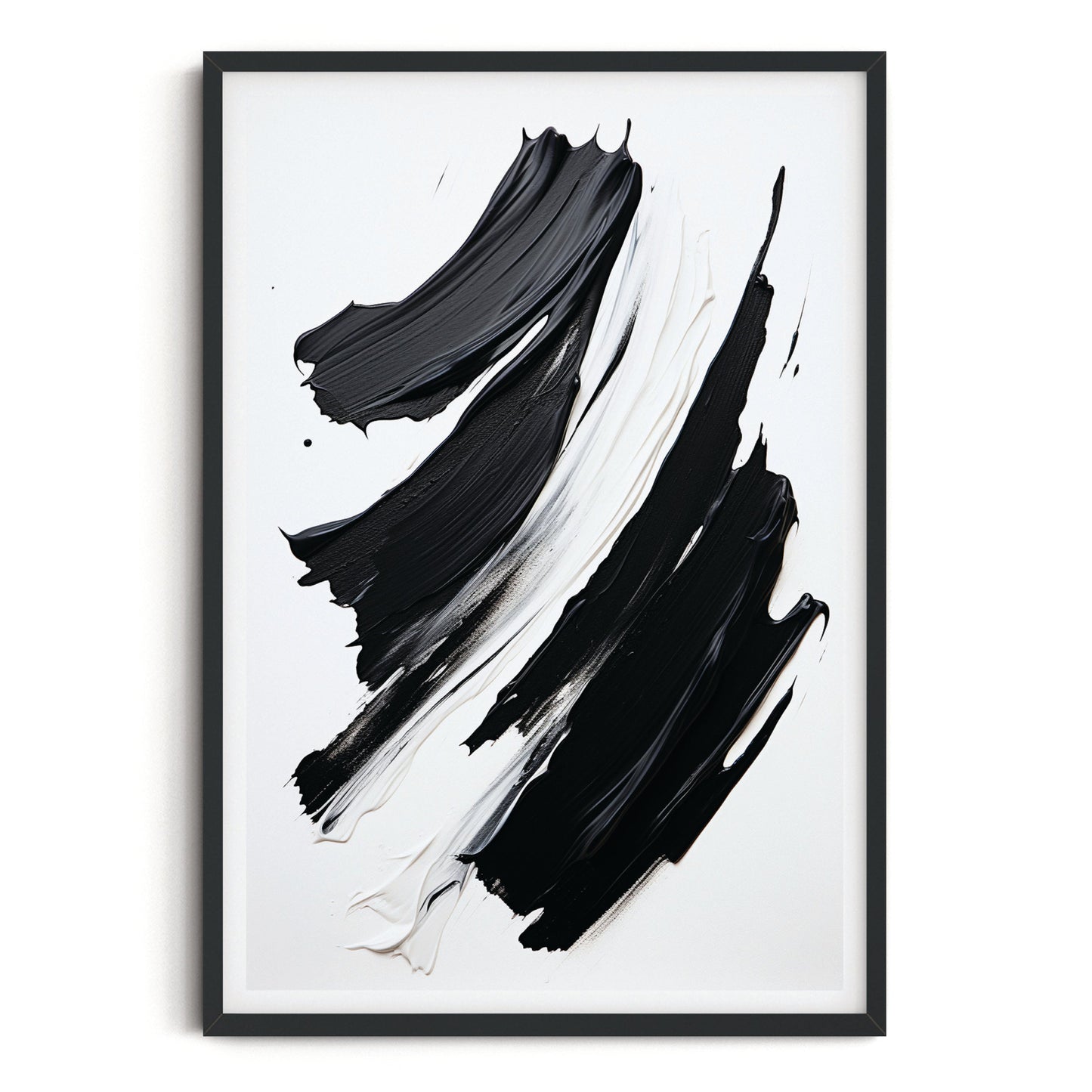 SET OF THREE - MONOCHROME ART PRINTS