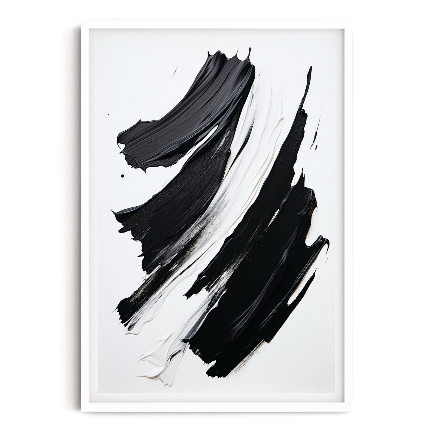 SET OF THREE - MONOCHROME ART PRINTS