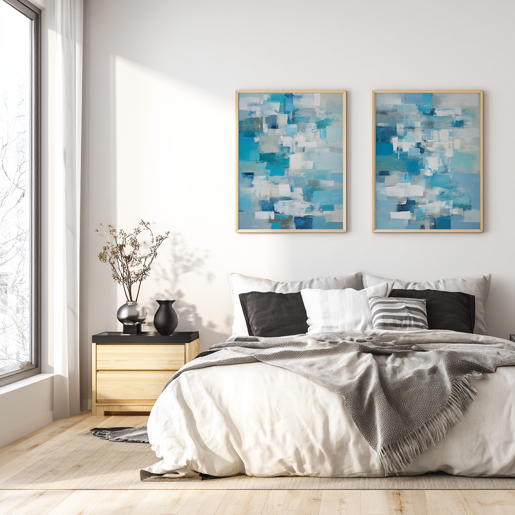SET OF TWO - PACIFIC CANVAS
