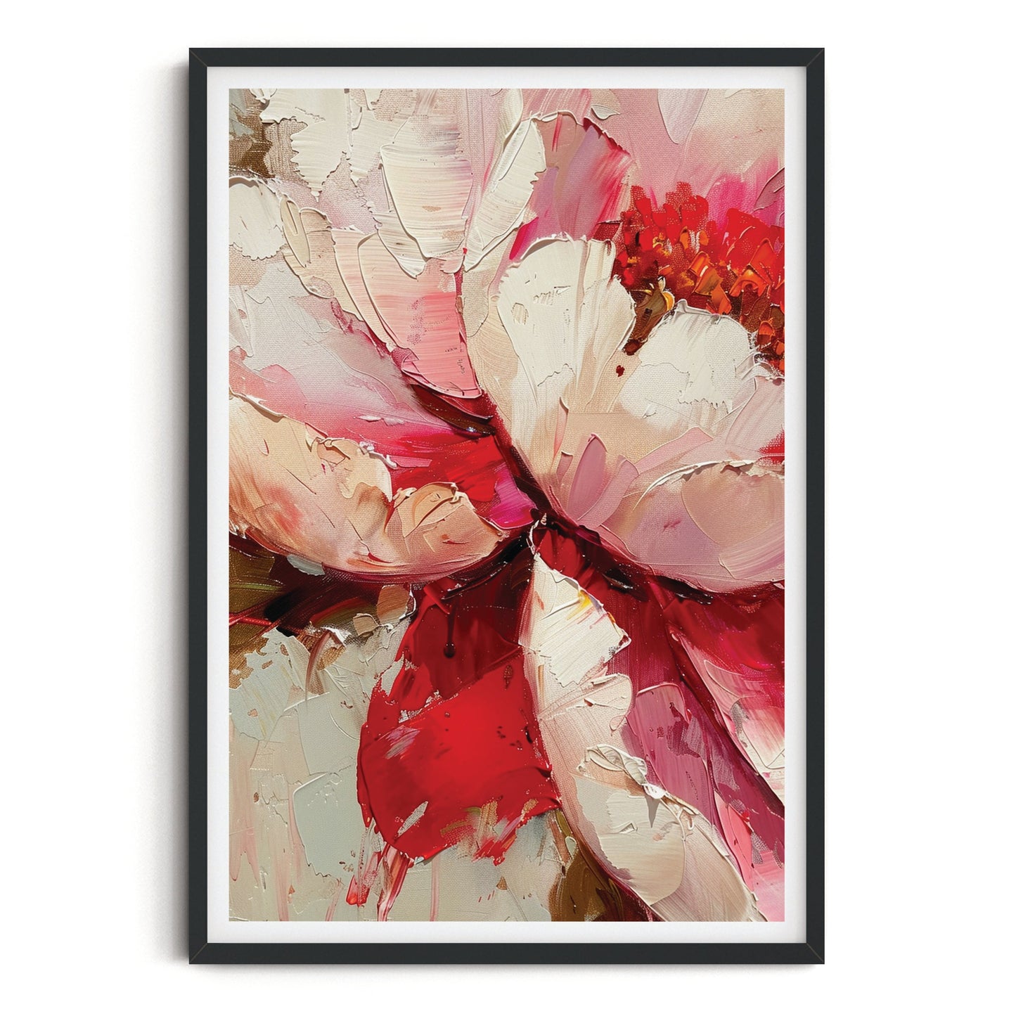 SET OF TWO - PINK PEONY ART PRINTS
