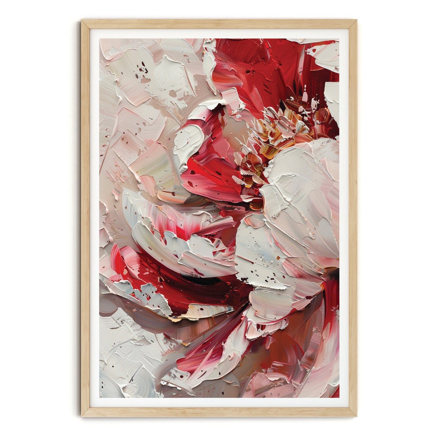 SET OF TWO - PINK PEONY ART PRINTS