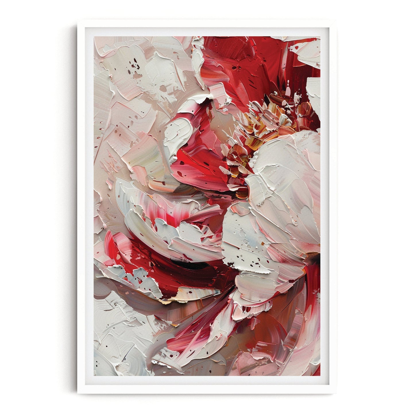 SET OF TWO - PINK PEONY ART PRINTS