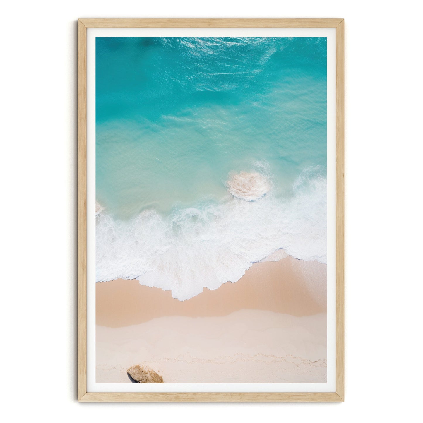 SET OF TWO - SEA FOAM ART PRINTS