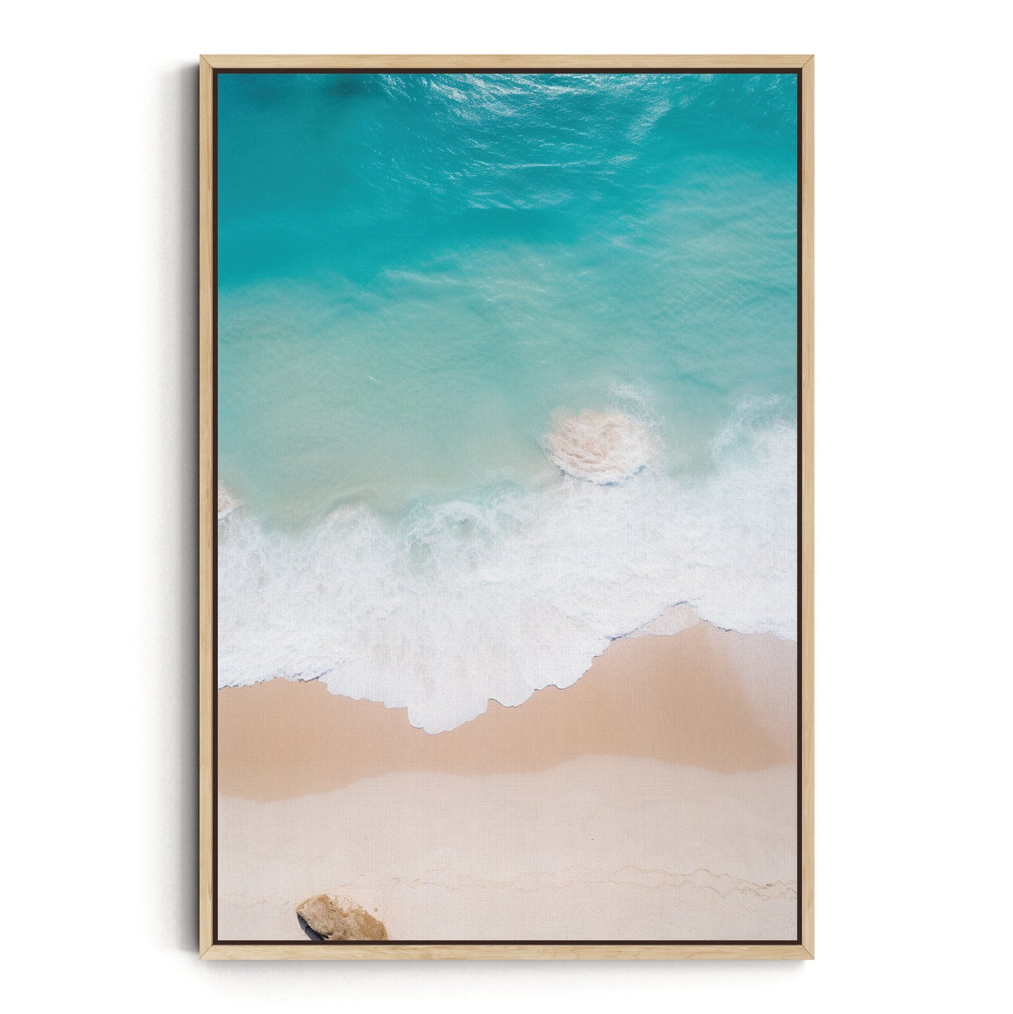 SET OF TWO - SEA FOAM CANVAS
