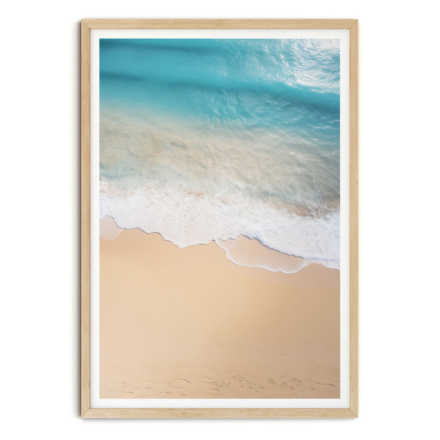 SET OF TWO - SEA FOAM ART PRINTS