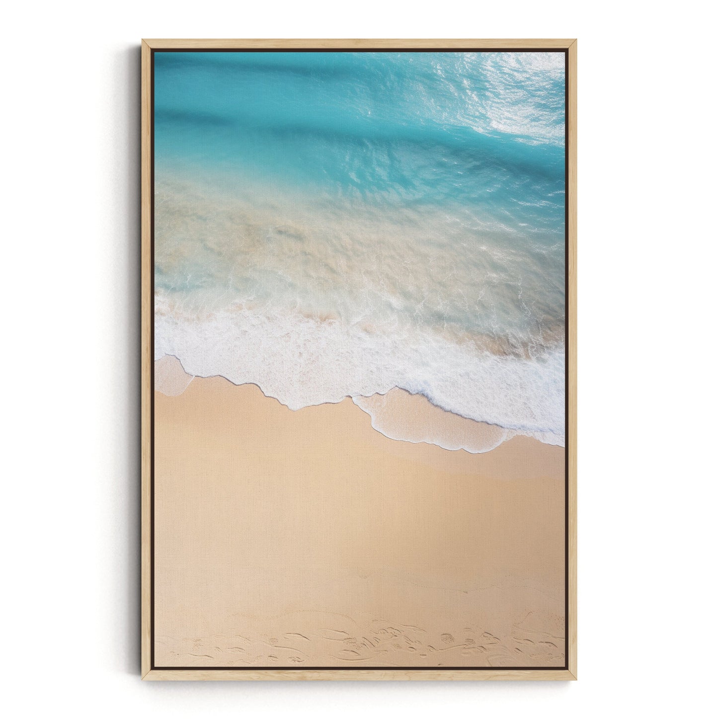 SET OF TWO - SEA FOAM CANVAS