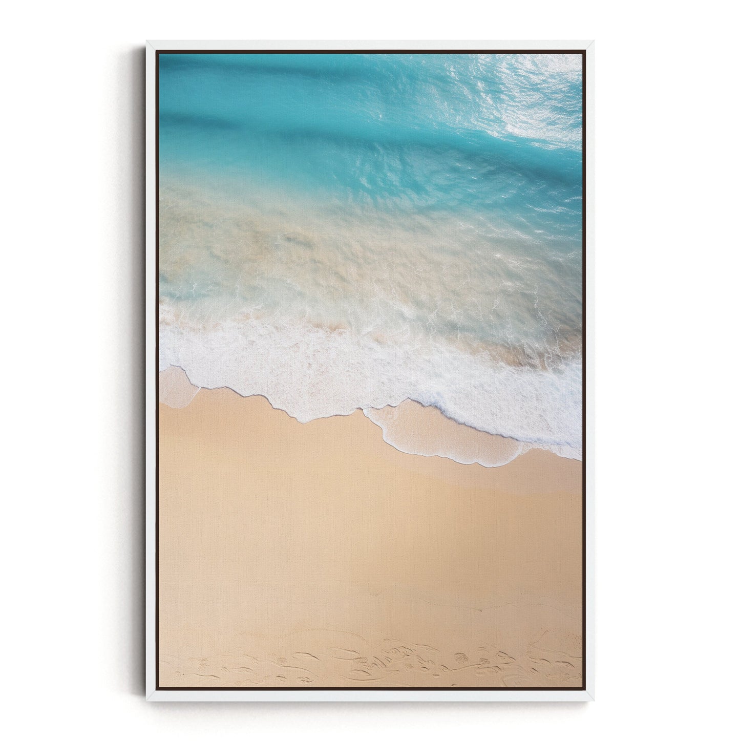 SET OF TWO - SEA FOAM CANVAS