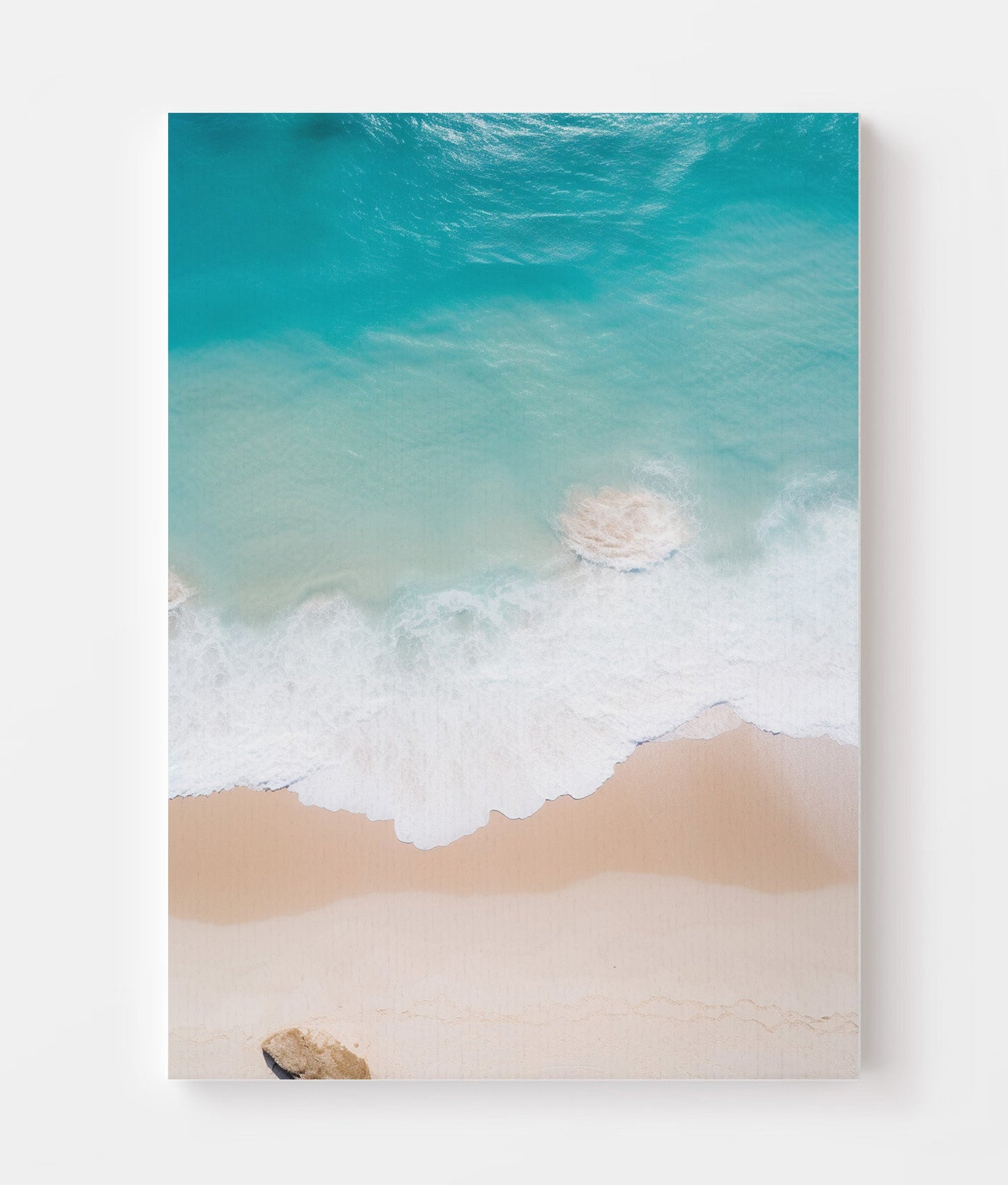 SET OF TWO - SEA FOAM CANVAS