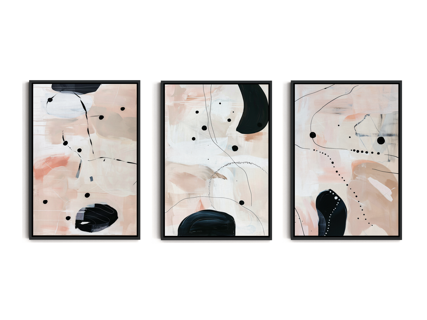 SET OF THREE - ANYA CANVAS