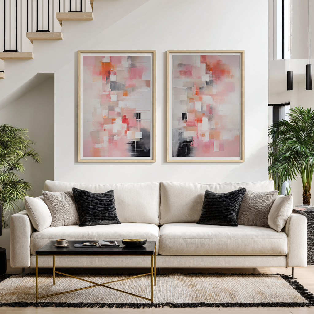 SET OF TWO - MAYA ART PRINT