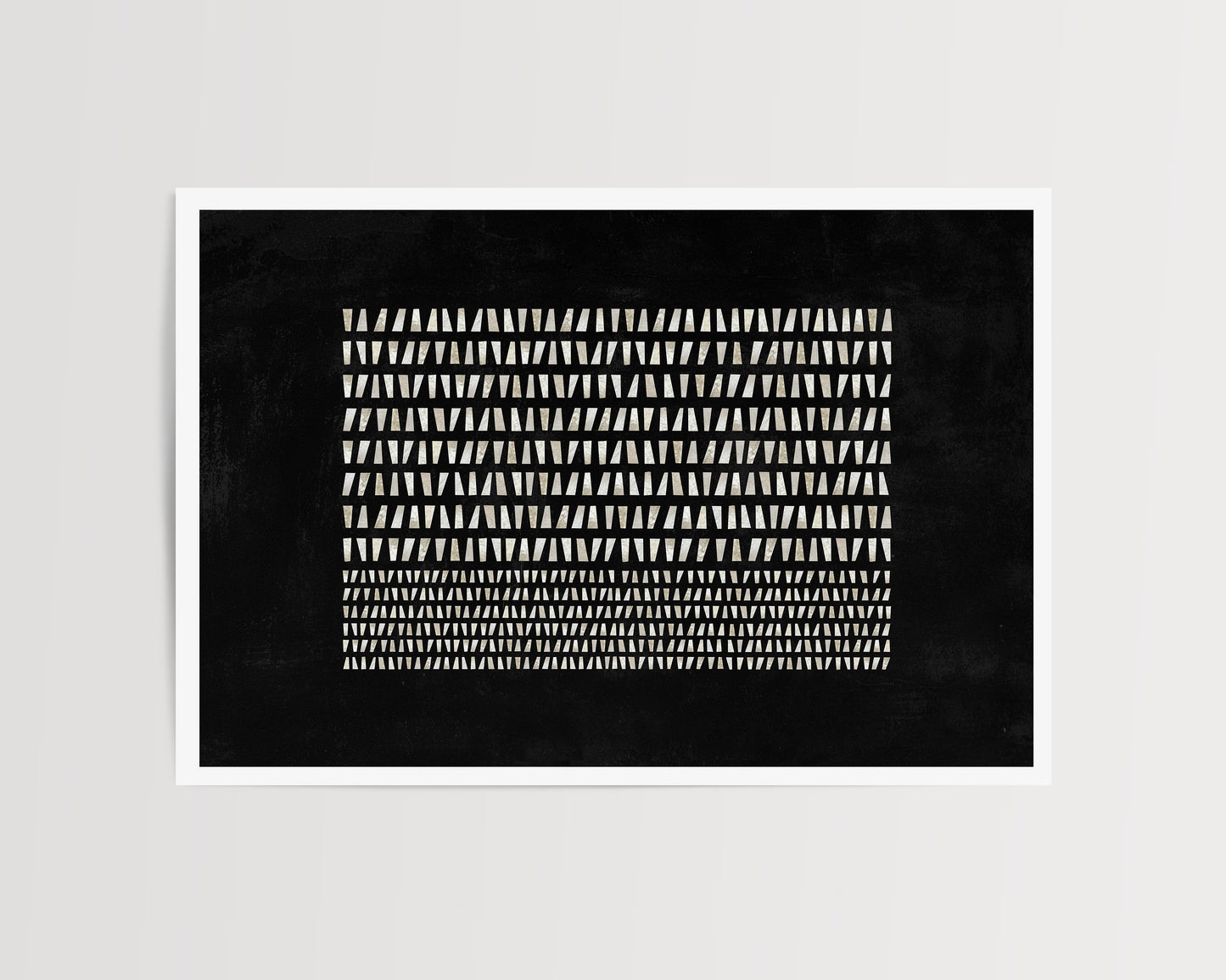 LINEAR BLACK HORIZONTAL ART PRINT