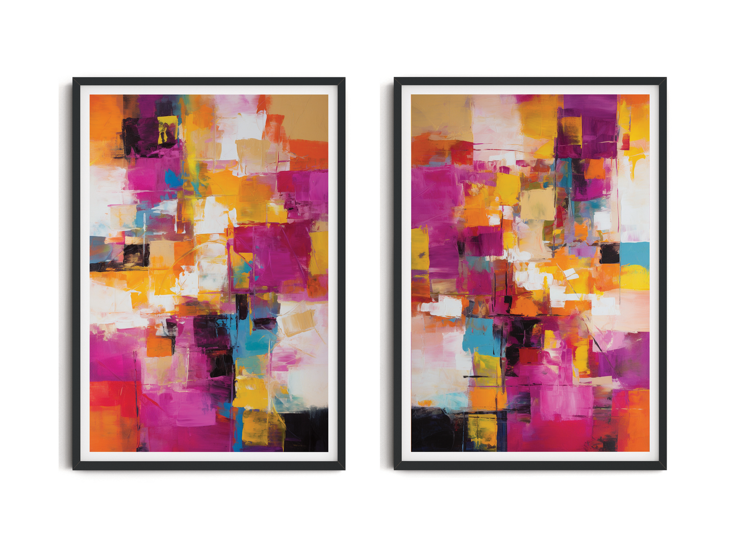 SET OF TWO - RHYTHM ART PRINT