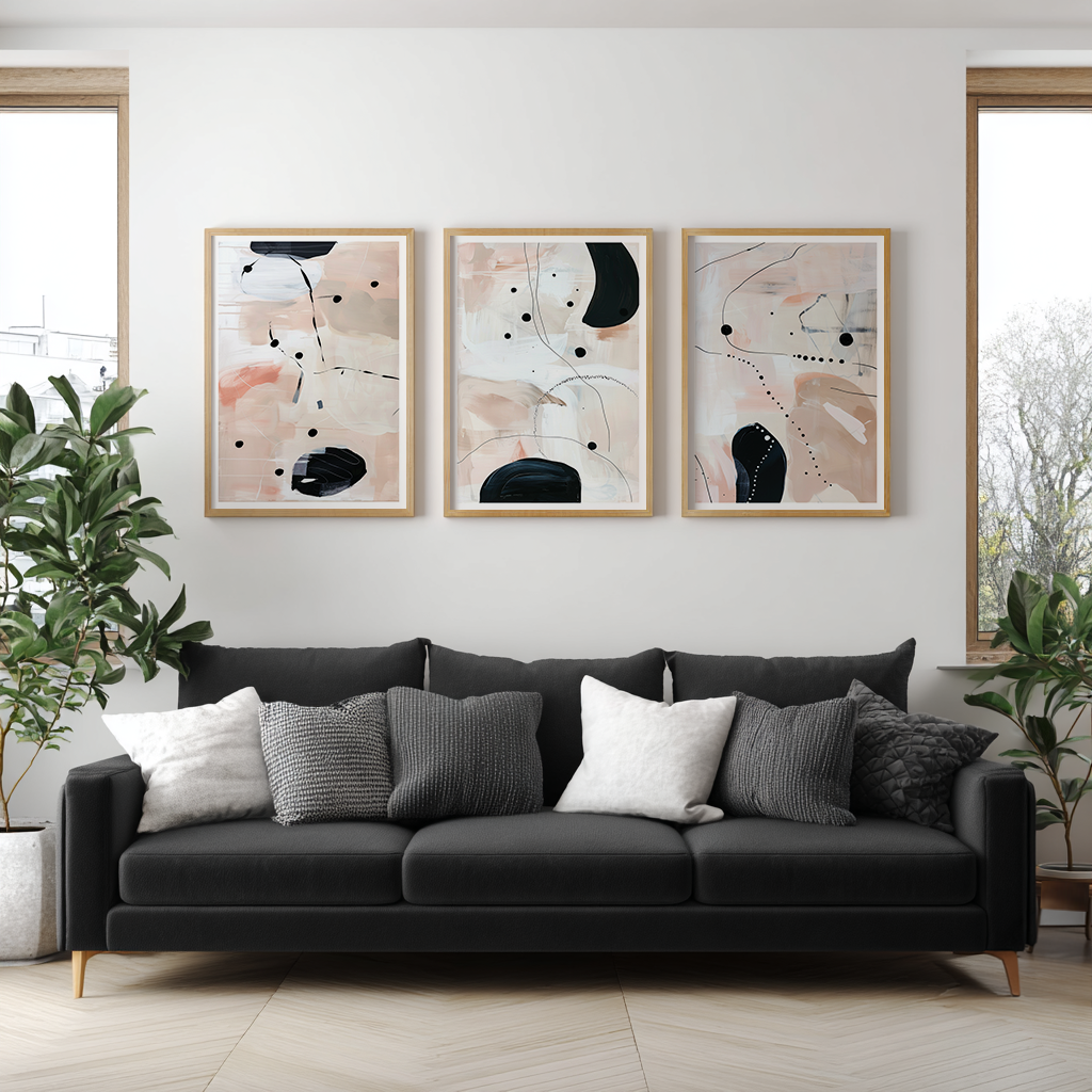 SET OF THREE - ANYA ART PRINT