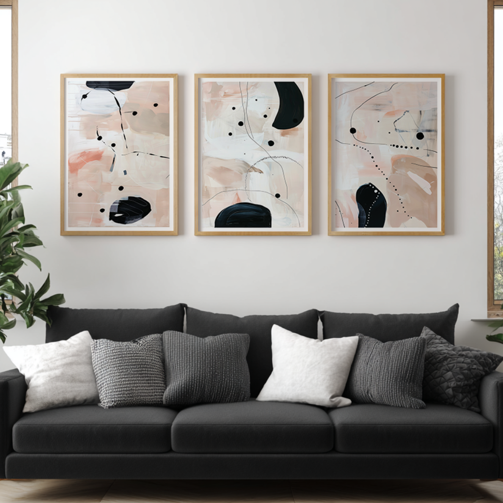 SET OF THREE - ANYA ART PRINT