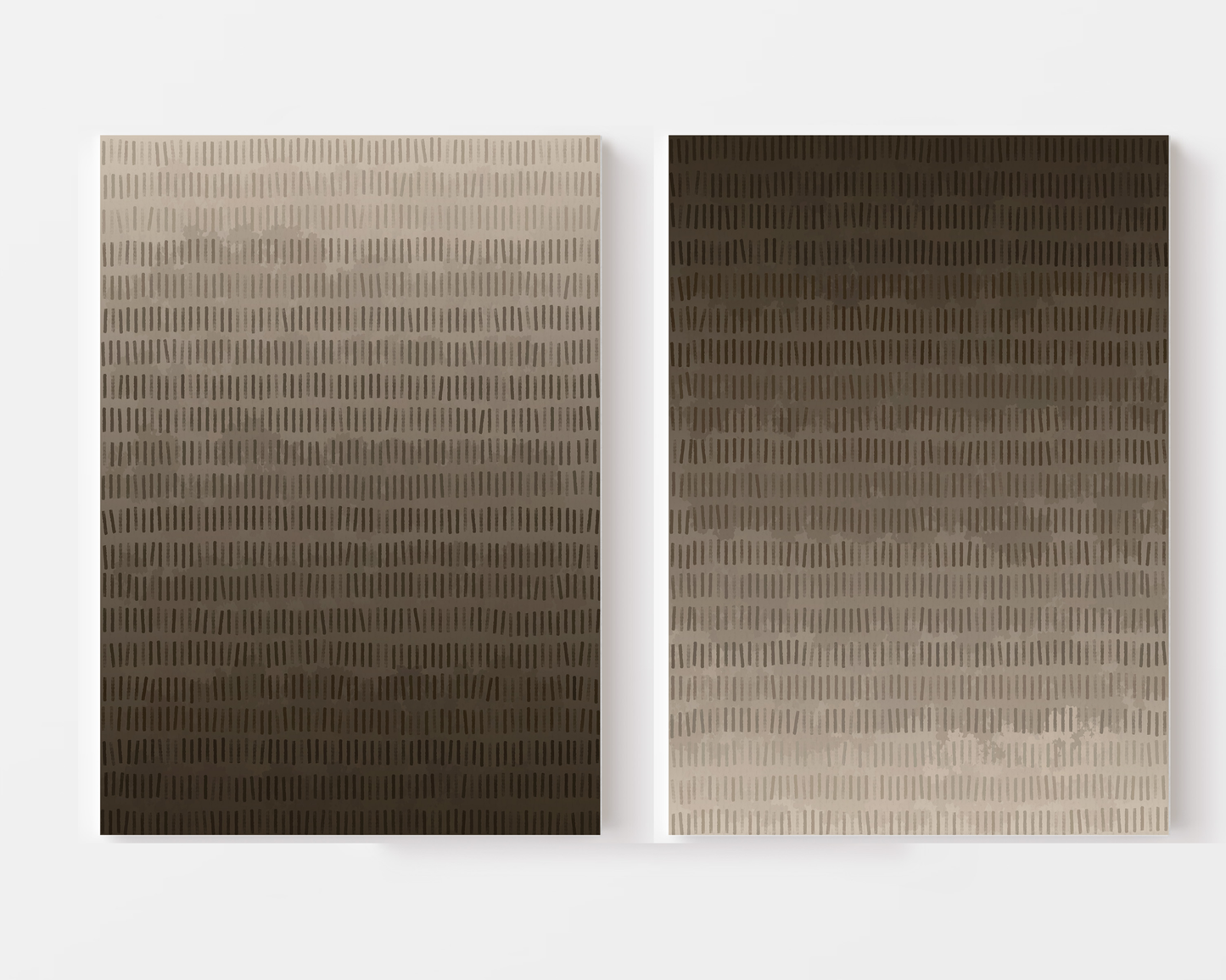 SET OF TWO - CHOCOLATE CANVAS