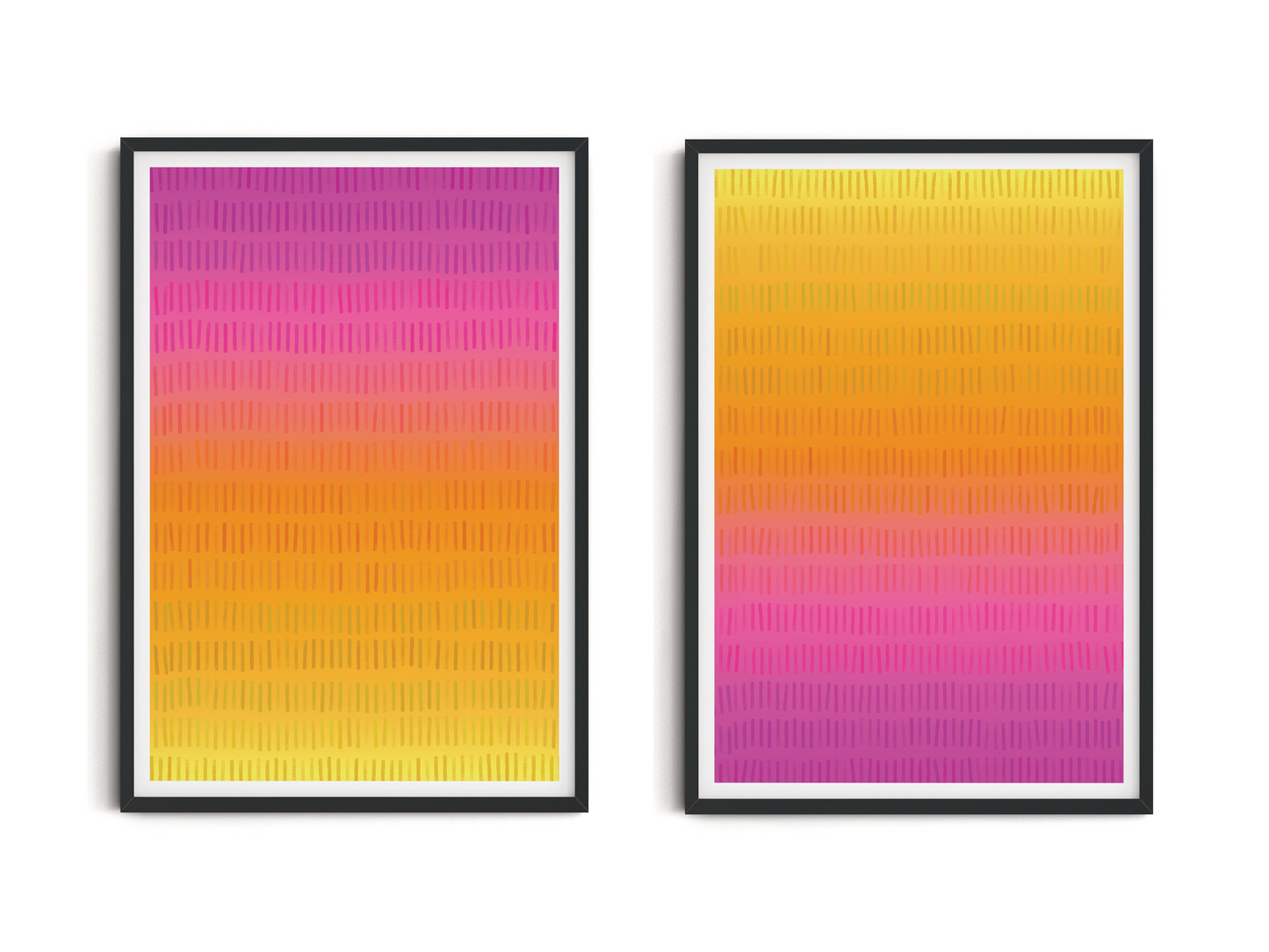 SET OF TWO - ZEST ART PRINT