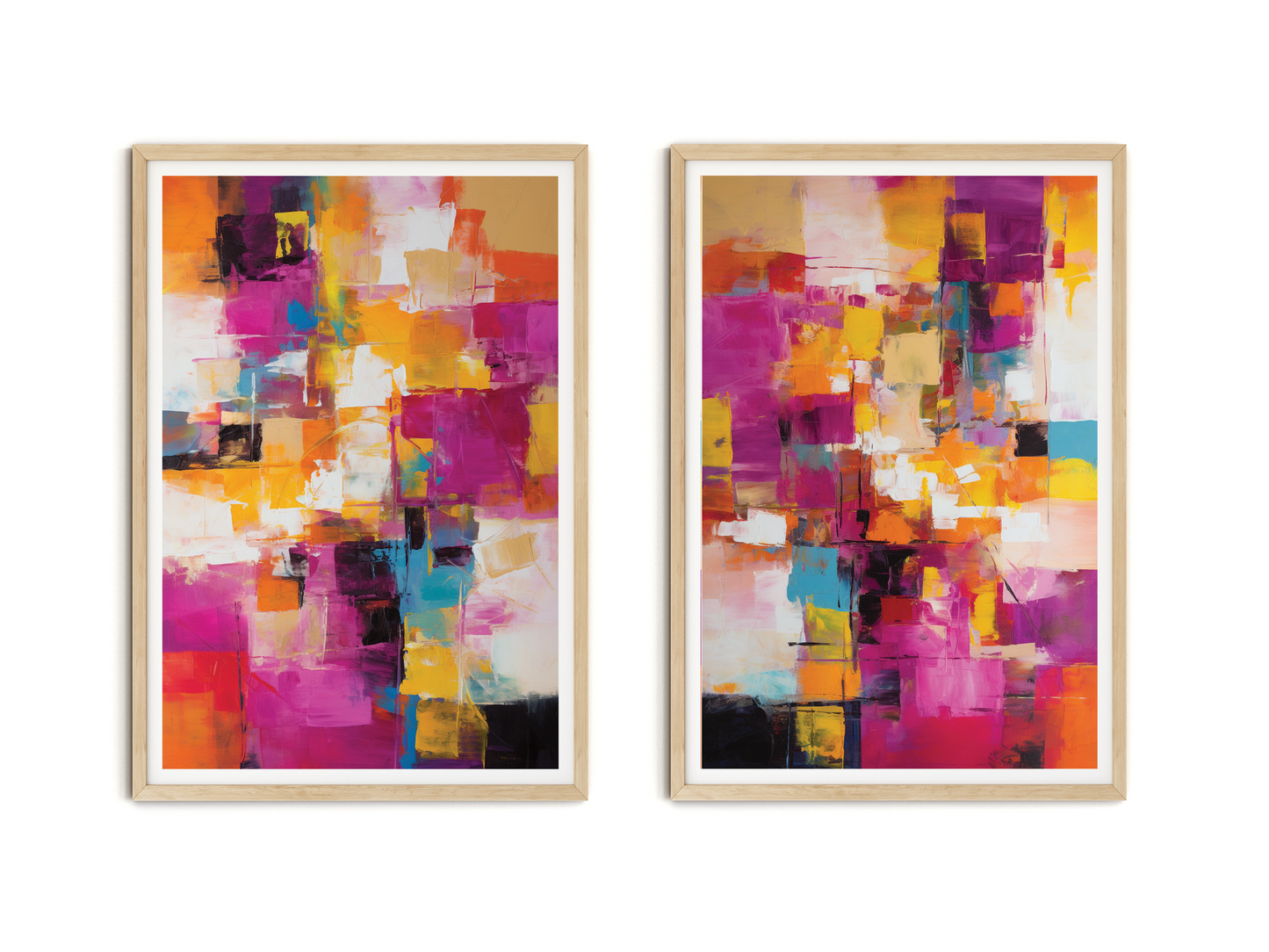SET OF TWO - RHYTHM ART PRINT