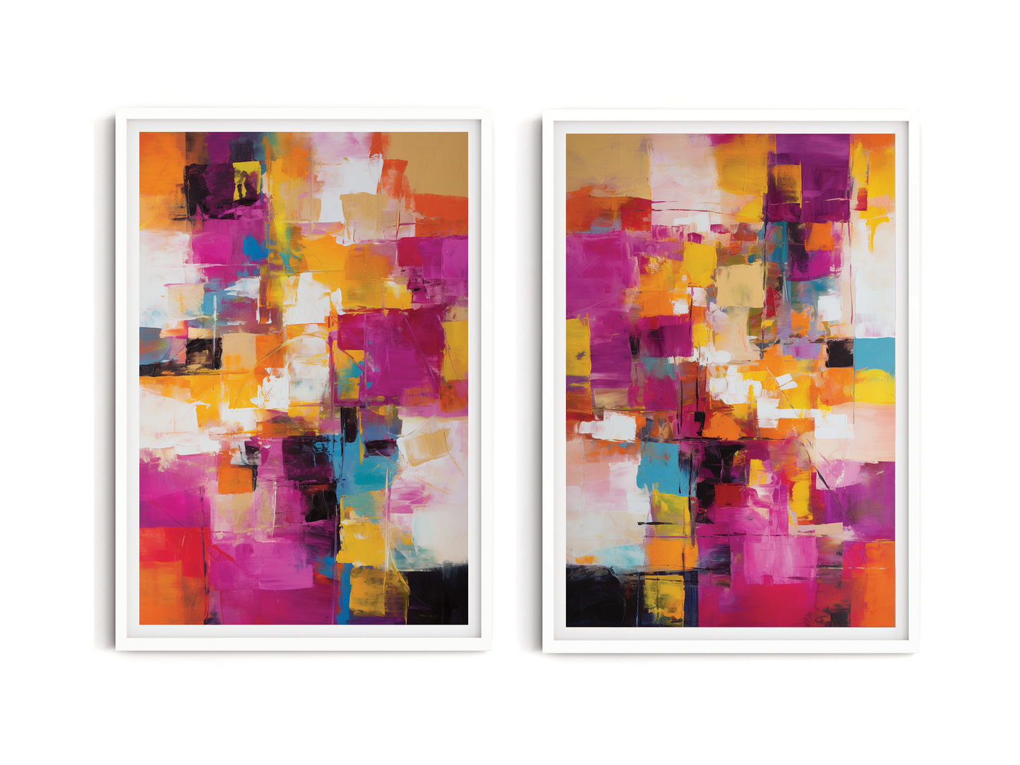 SET OF TWO - RHYTHM ART PRINT