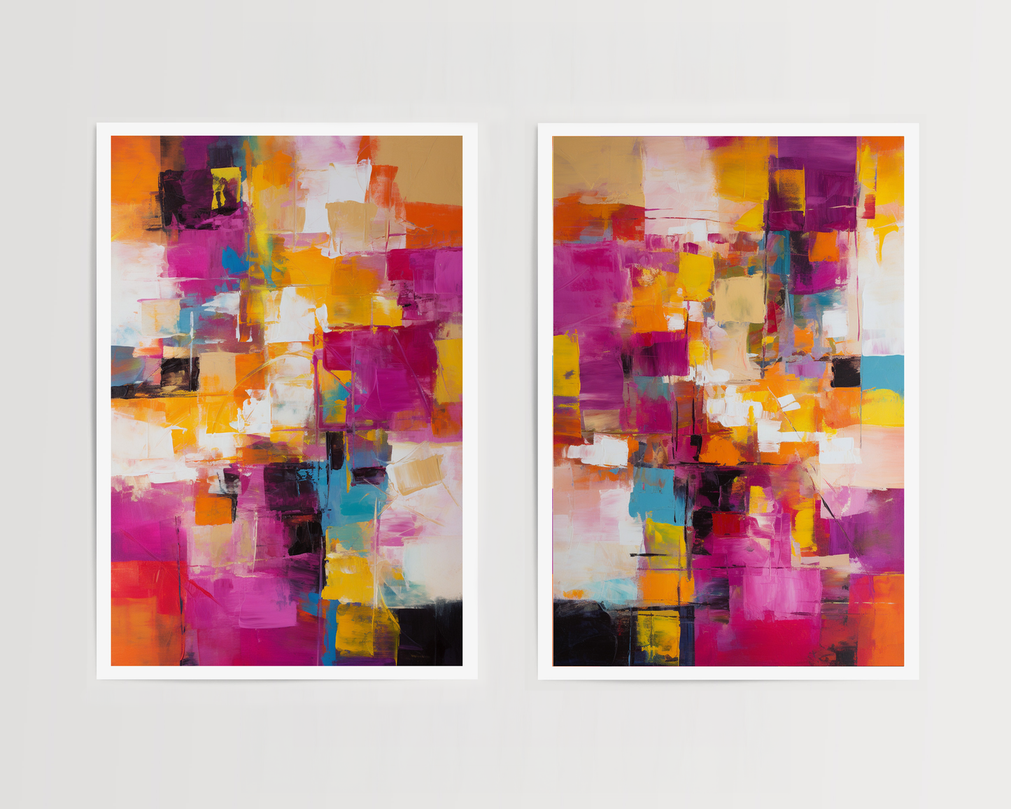 SET OF TWO - RHYTHM ART PRINT