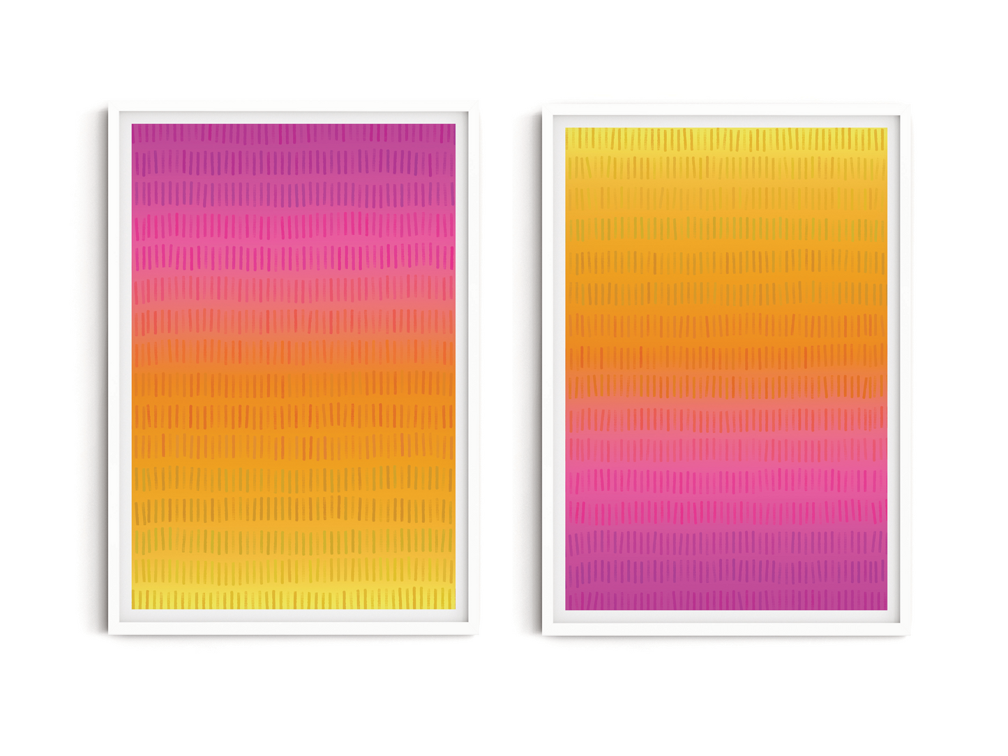 SET OF TWO - ZEST ART PRINT