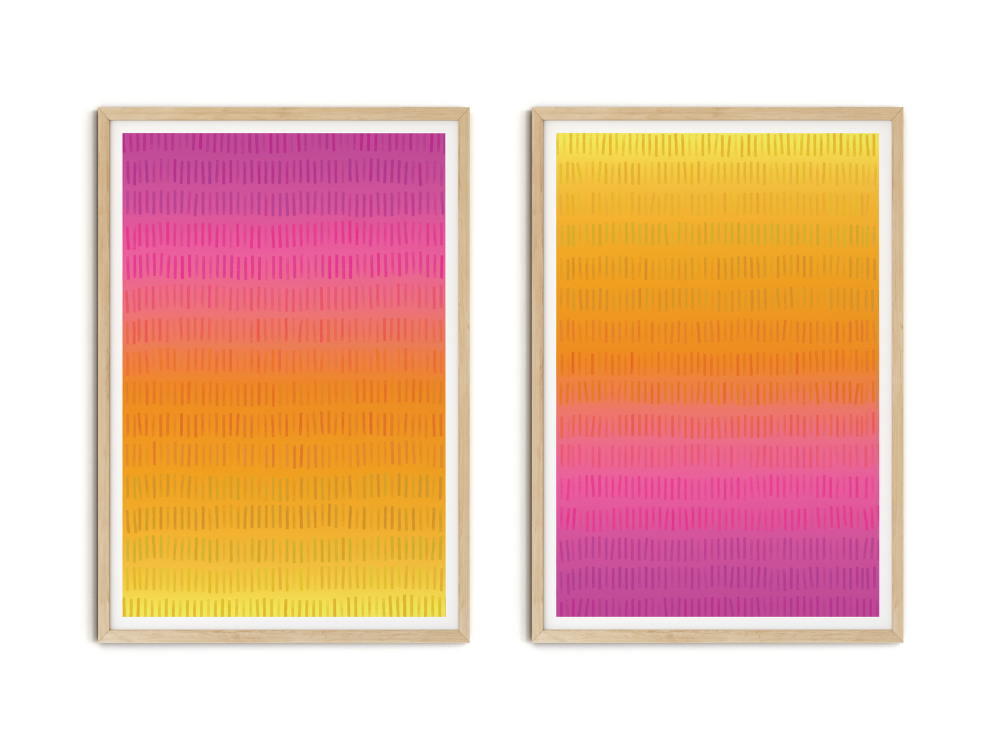 SET OF TWO - ZEST ART PRINT