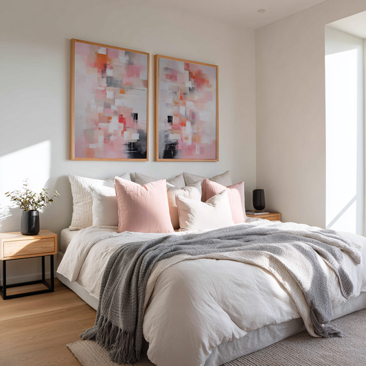 What Size Wall Art Should Hang Above Your Bed? (Australian Guide in cm)