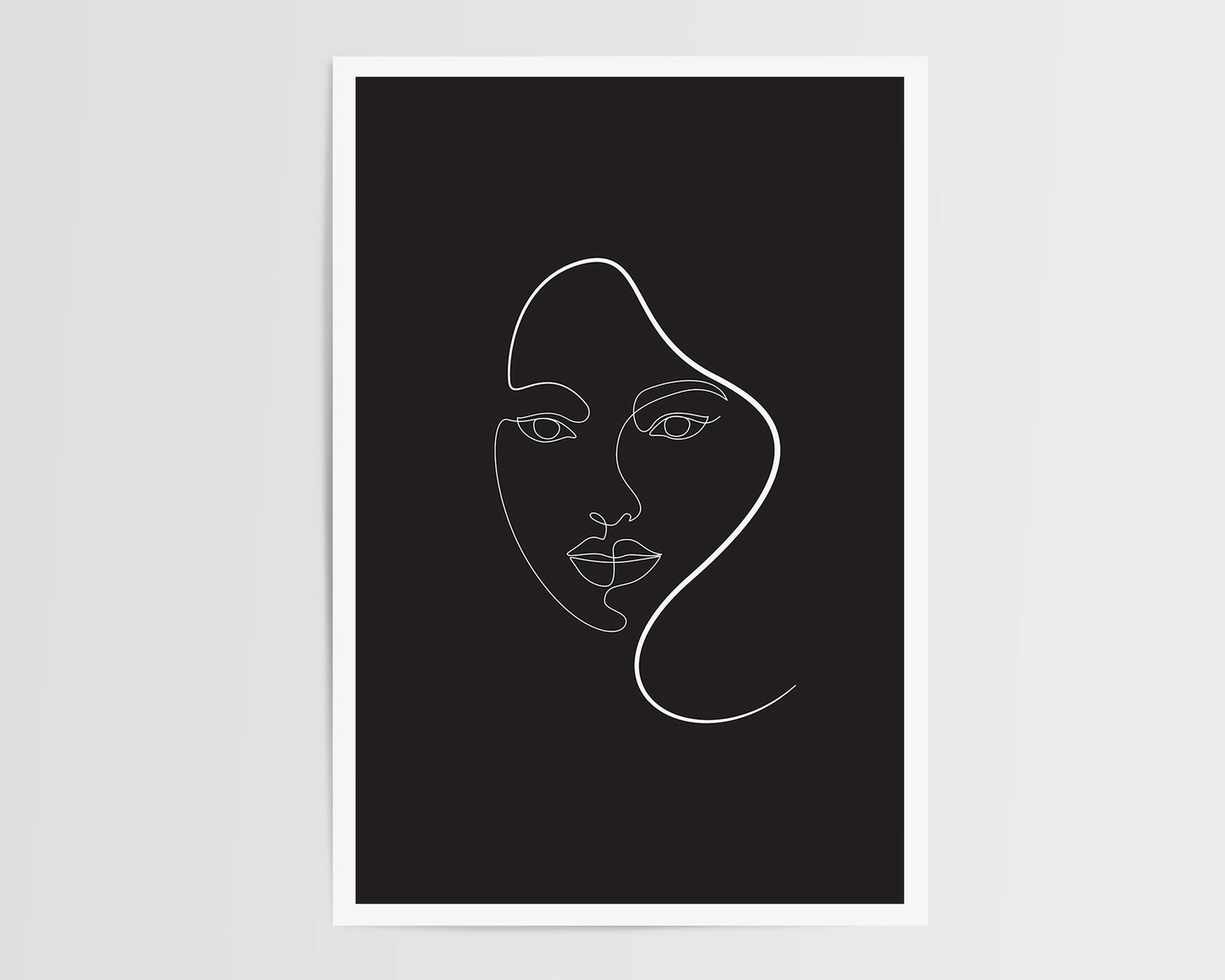 COSMOPOLITAN BLACK ART PRINT