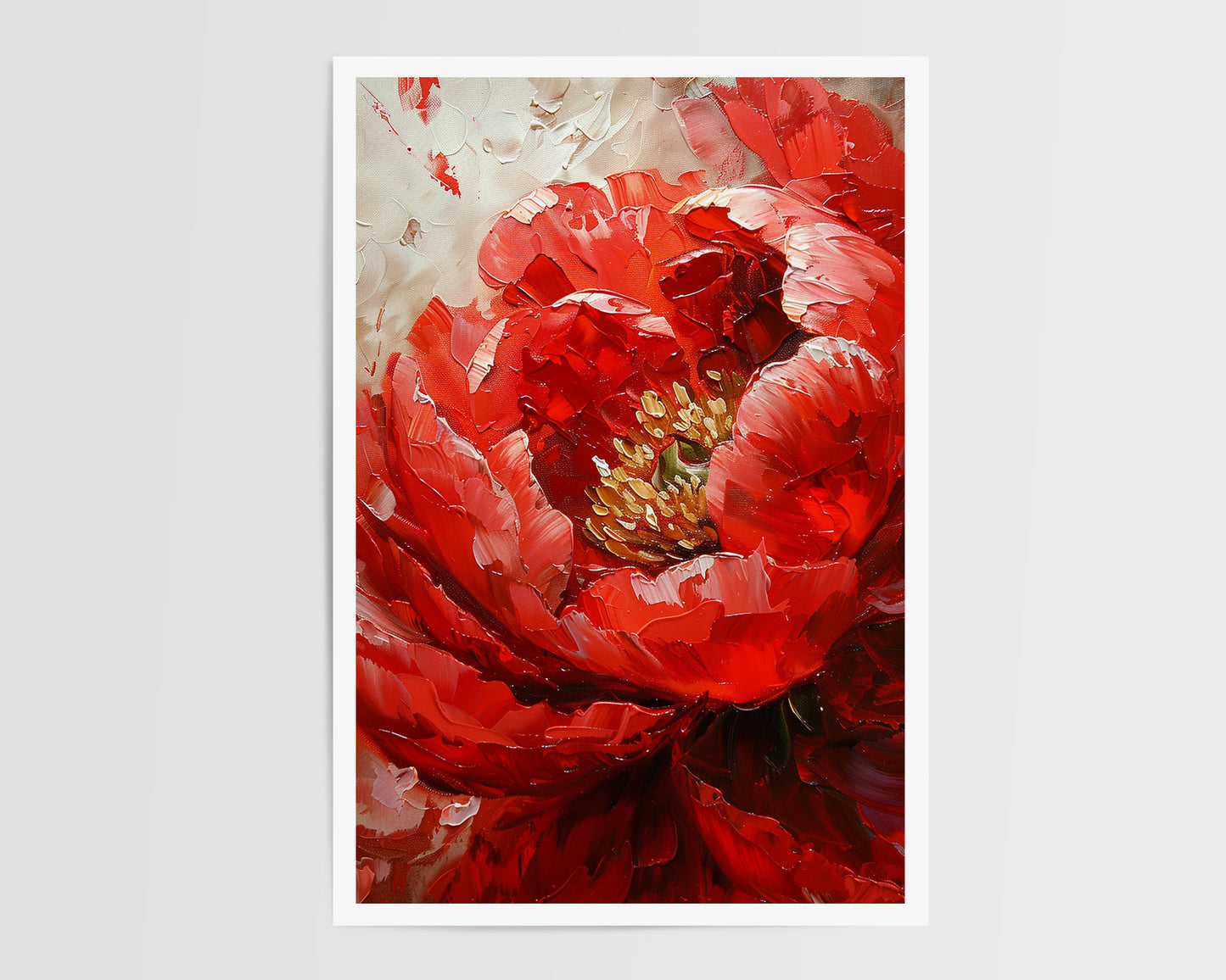 DARK PINK PEONY I ART PRINT