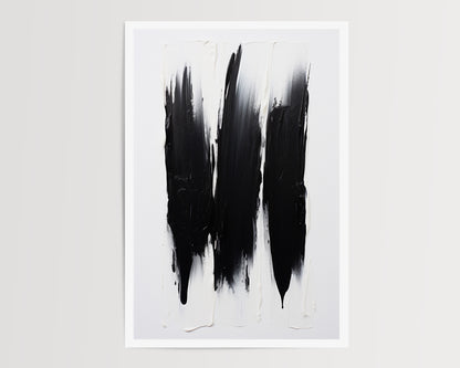 MONOCHROME I I I ART PRINT