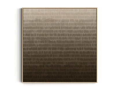 SET OF TWO - CHOCOLATE SQUARE CANVAS