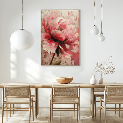 BLUSHING PEONY CANVAS