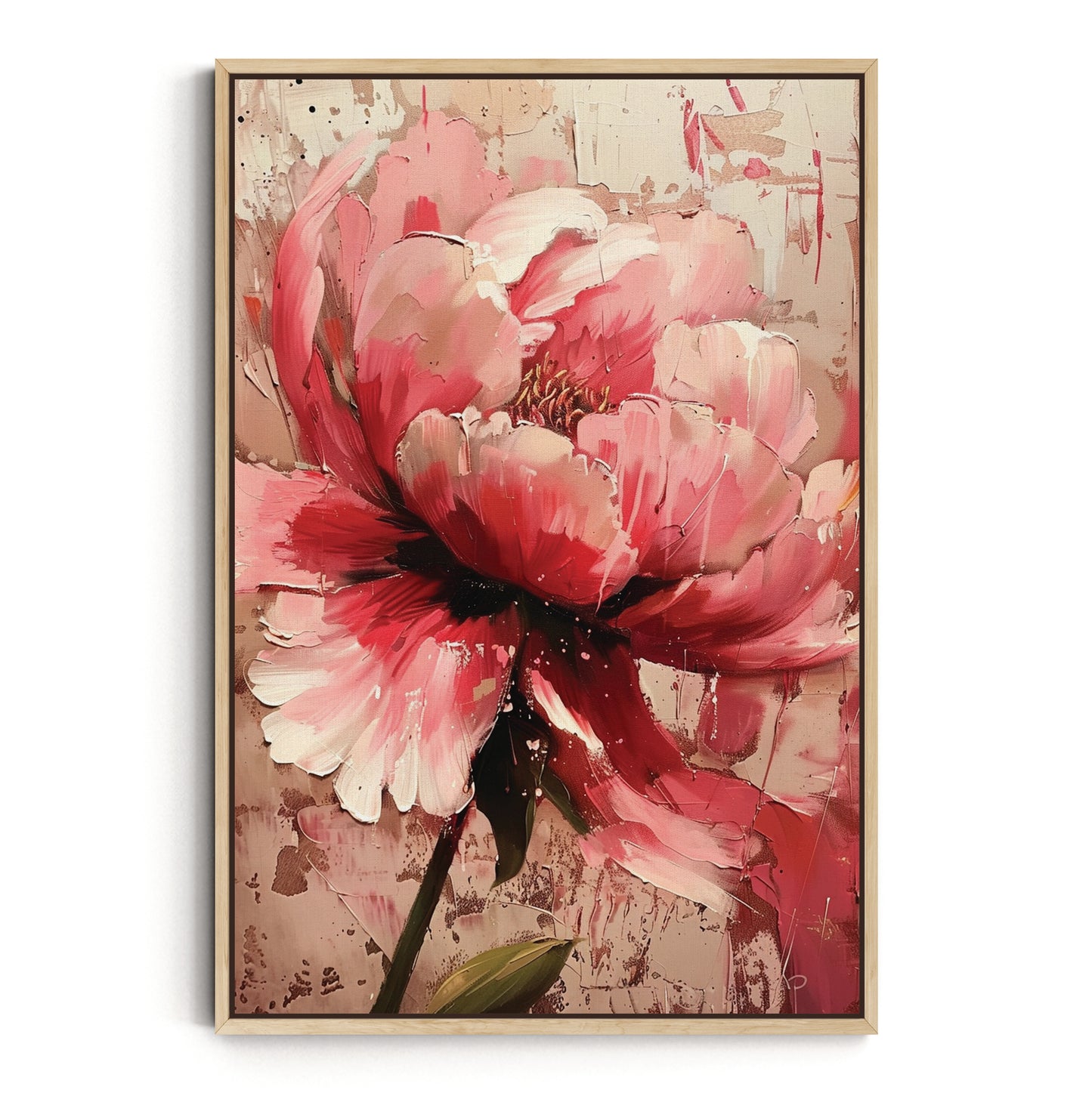 BLUSHING PEONY CANVAS