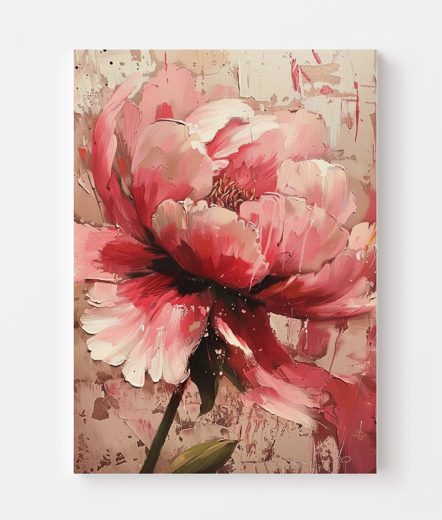 BLUSHING PEONY CANVAS