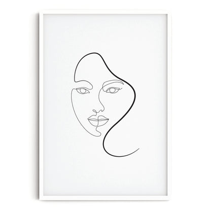 COSMOPOLITAN WHITE ART PRINT