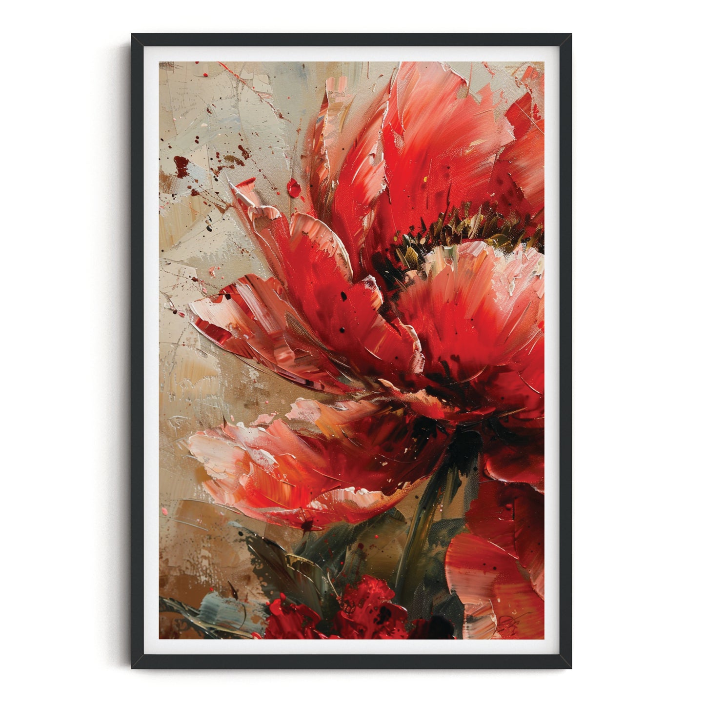 DARK PINK PEONY I I ART PRINT