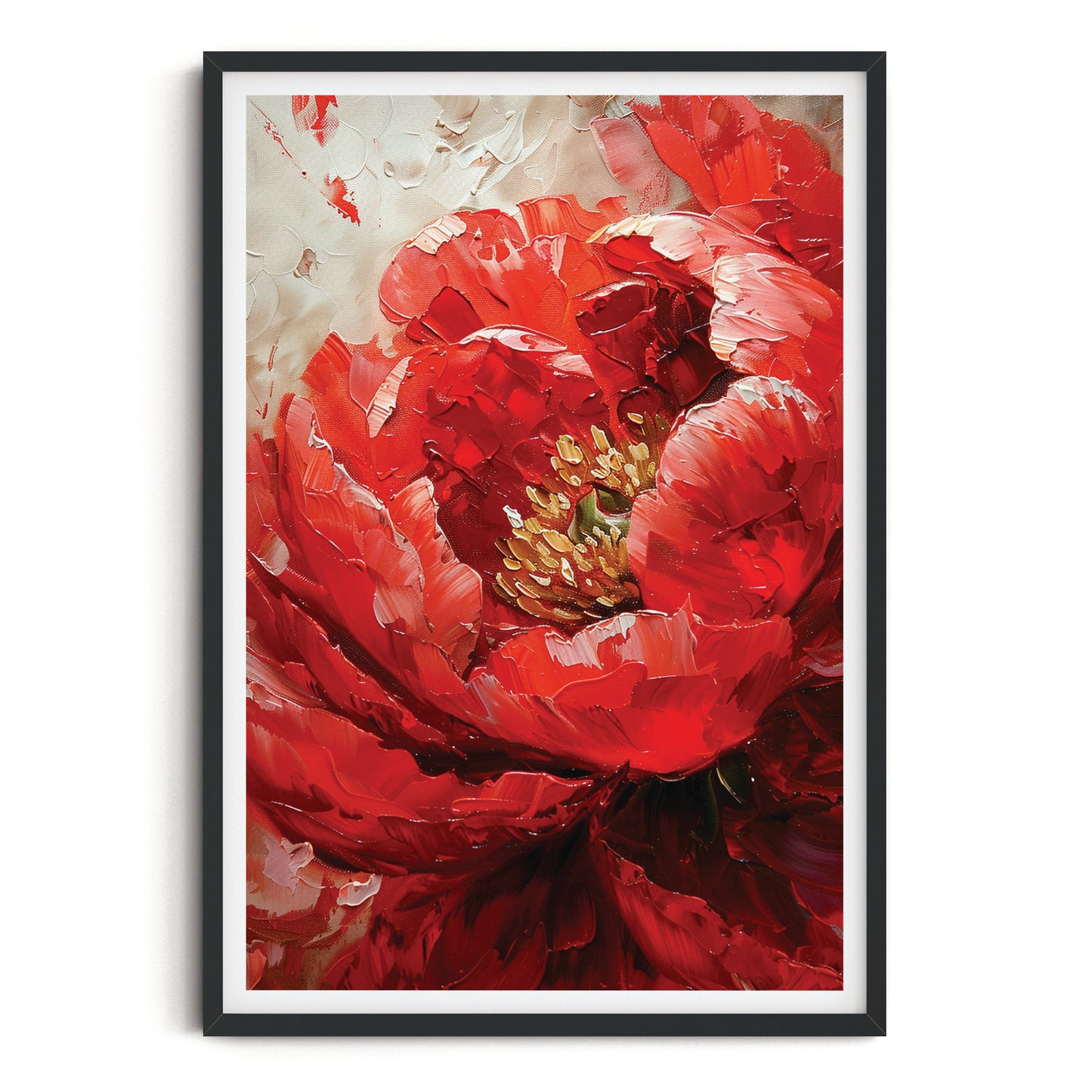 DARK PINK PEONY I ART PRINT