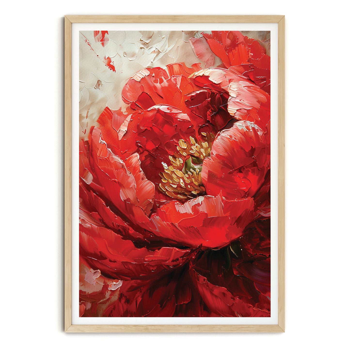 DARK PINK PEONY I ART PRINT