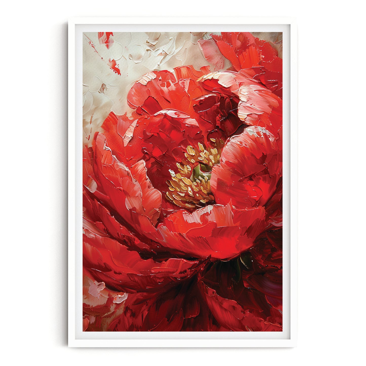 DARK PINK PEONY I ART PRINT