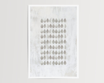 RAINDROP ART PRINT